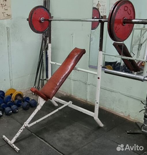 Скамня для жима лёжа бу