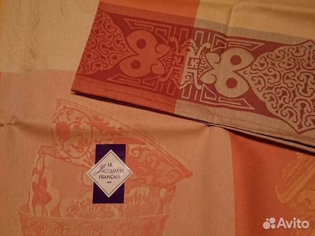 Скатерть Франция новая хлопок жаккард 175х175