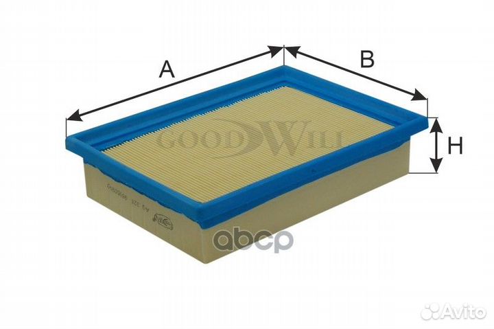 Фильтр воздушный AG326 Goodwill