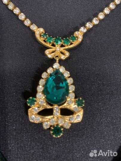 Колье ожерелье бижутерия Чехия