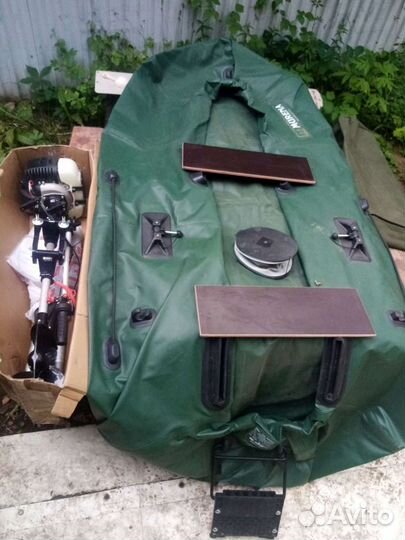 Лодка надувная пвх мурена мотор 3.5 se pro