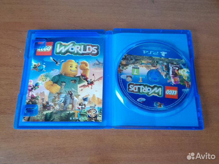 Диски на ps4 Lego Worlds