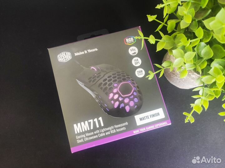 Игровая мышь Cooler Master MM711 Black