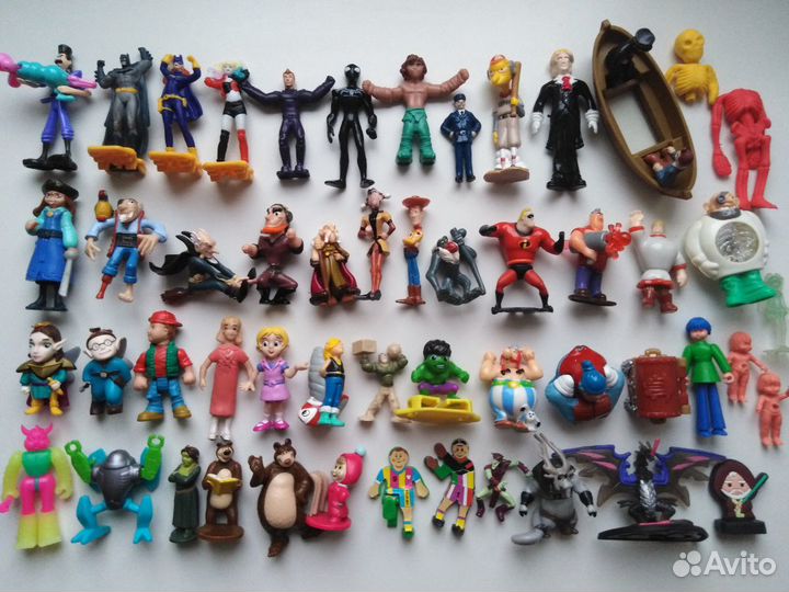 Игрушки из киндер-сюрприза №1