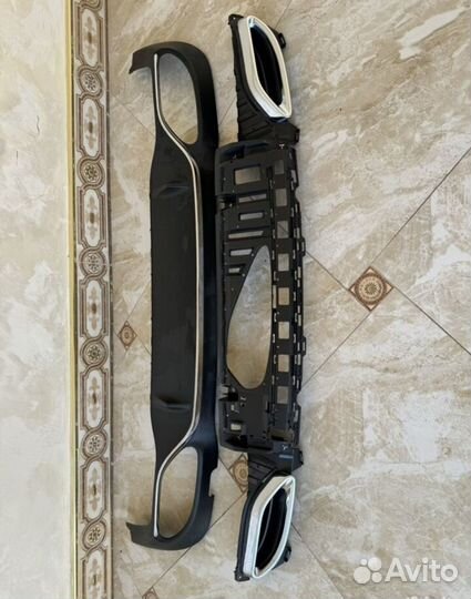 Задний диффузор на Мерседес 213 рестайлинг