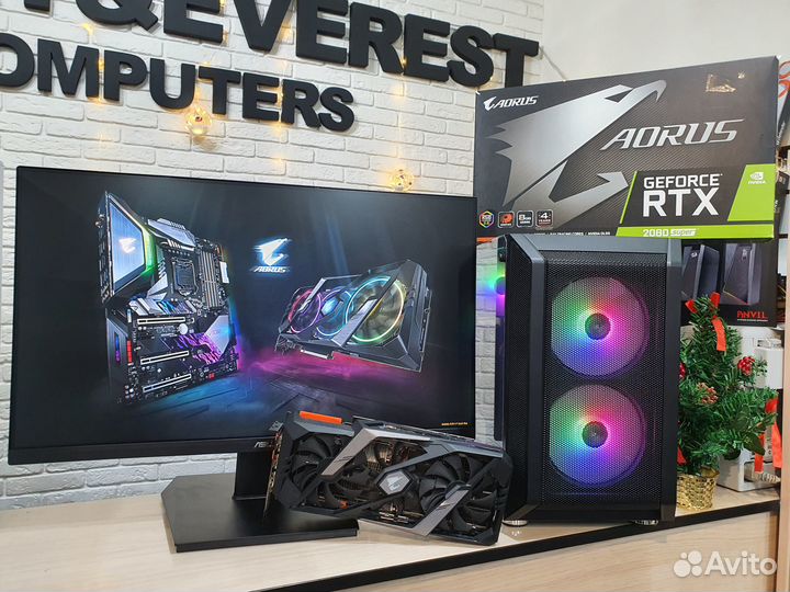 Мощный Игровой Core i5 10400F+RTX 2060 Super+16GB+