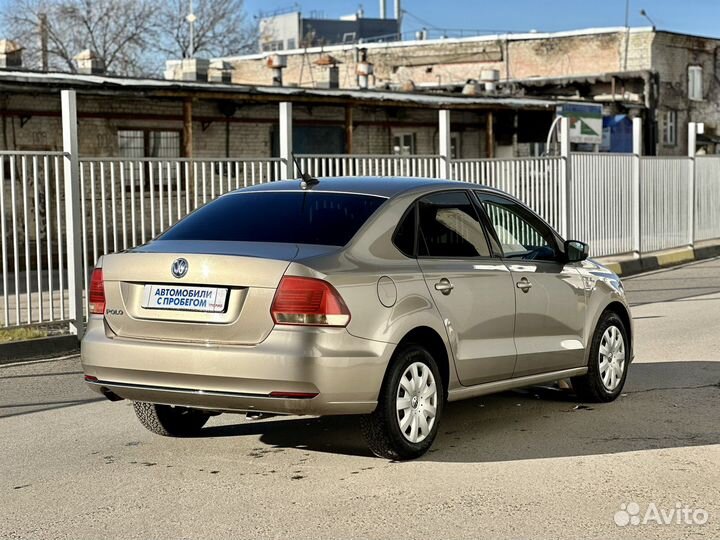 Volkswagen Polo 1.6 AT, 2017, 127 460 км
