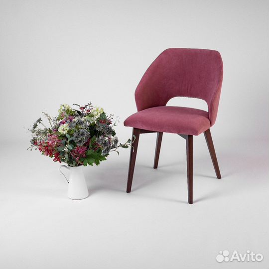 Мягкий кухонный стул со спинкой