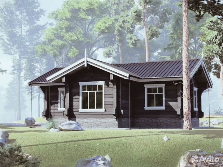 Дом из сруба, проект 