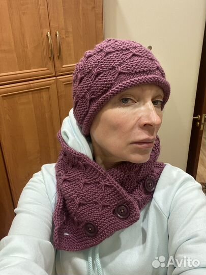 Шапка вязанная женская
