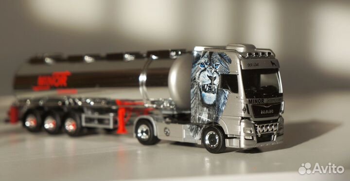 1/87 тягач MAN TGX Minor бензовоз бочка цистерна