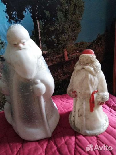 Игрушки СССР дед мороз и снегурочка