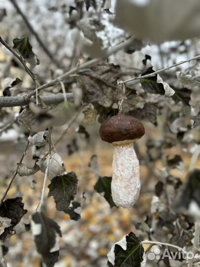 Ватные елочные игрушки набор