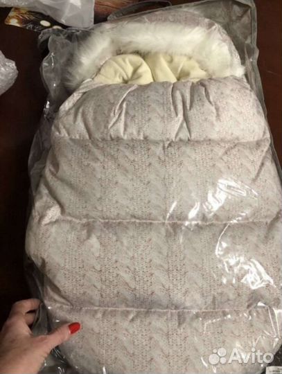 Конверт зимний на овчине