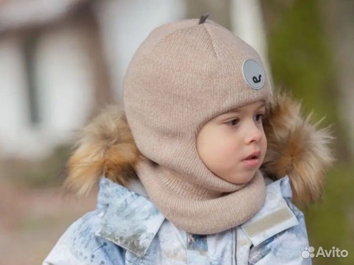 Шапка шлем детская 48-50