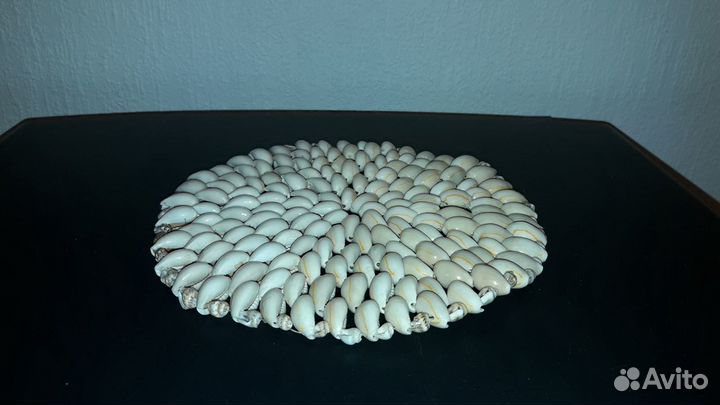 Салфетка подставка новая из ракушек (сувенир), 2шт
