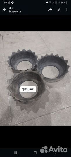 Клумба из покрышек