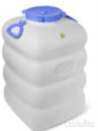 Бидон (фляга) пластиковая пищевая белая 100л, 80л
