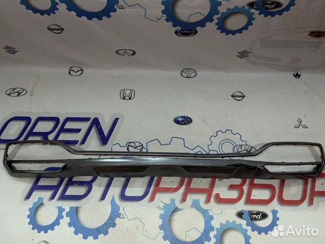 Накладка на бампер задняя Kia Sorento 2020-2022