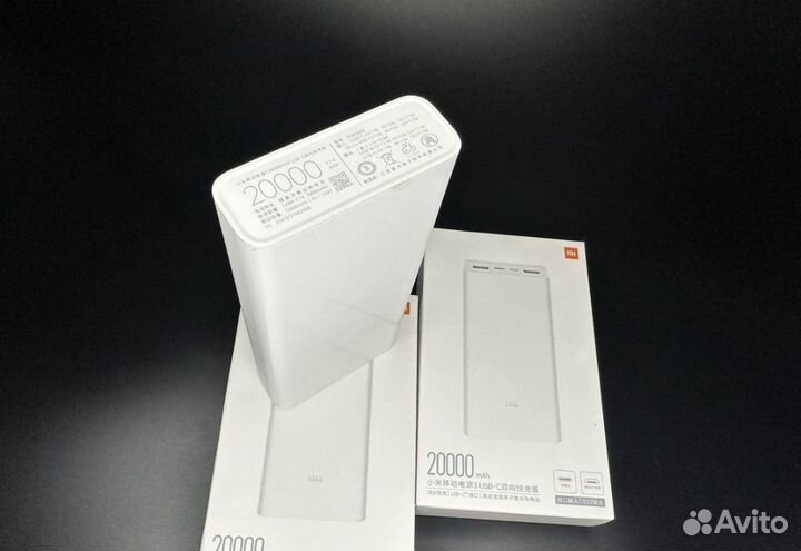 Повербанк xiaomi 20000 (оригинал, новый)