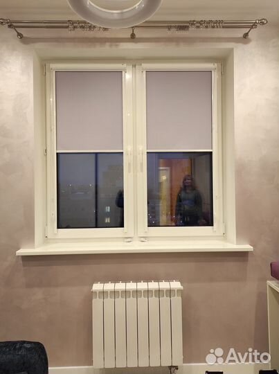 Жалюзи кассетные рулонные с направляющими