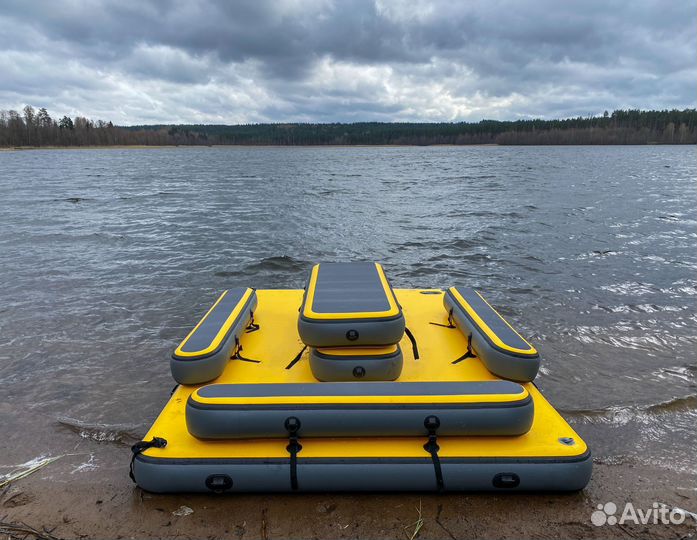 Плот надувной 3х2 DWF Airdeck 20 см