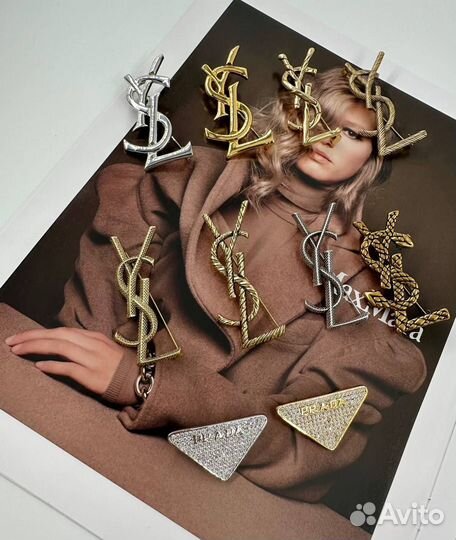 Брошь yves saint laurent