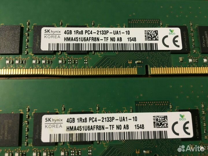 Hynix DDR4 16Gb 4x4gb 2133 MHz ддр4 1151 Xeon X99