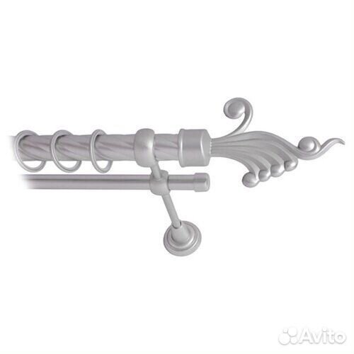 Карниз хром матовый