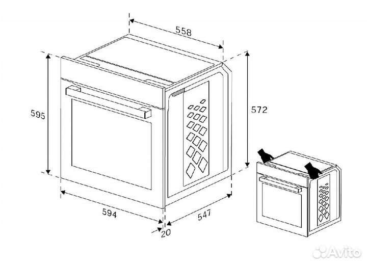 Духовой шкаф indesit