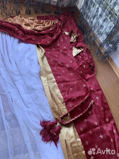 Комплект шторы и тюль(с Ламбрикеном)