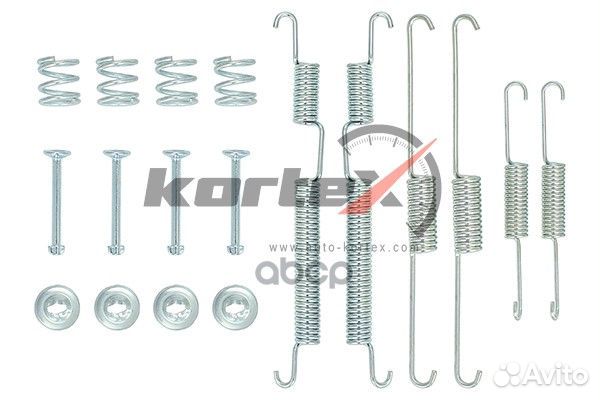 Ремкомплект барабанных колодок hyundai elantra