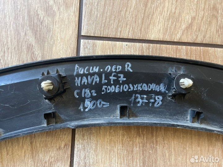 Накладка крыла передняя правая Haval F7 С 2018