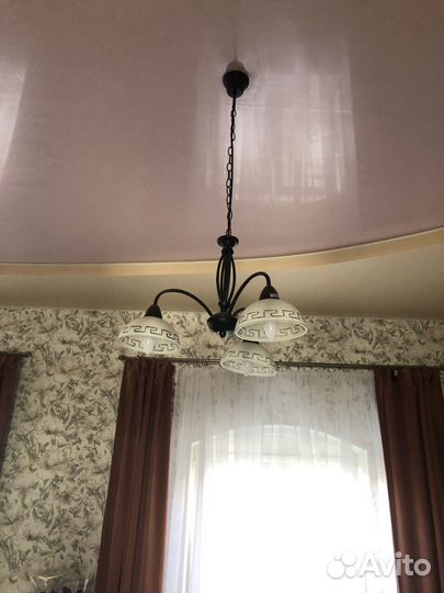 Люстра потолочная на 3 лампы