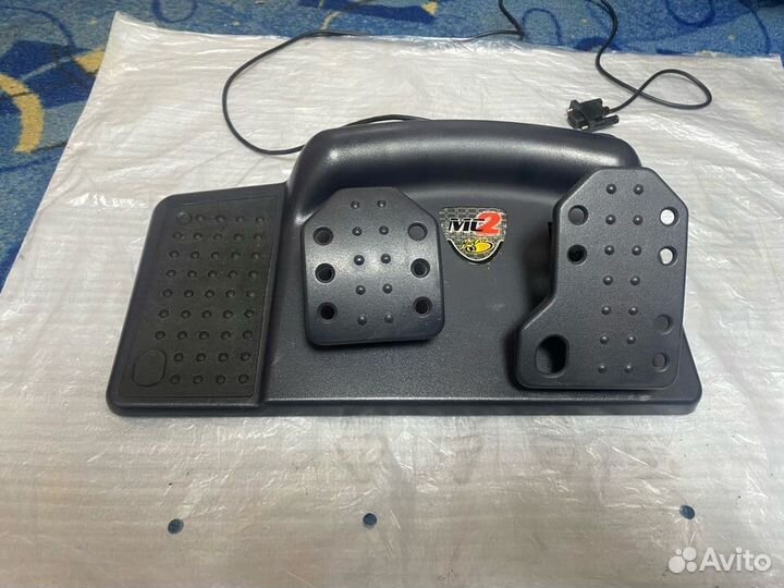 Игровой руль с педалями Mad Catz MC2 + sony PS1