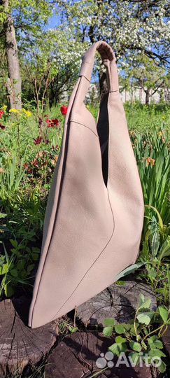 Сумка шоппер натуральная кожа италия