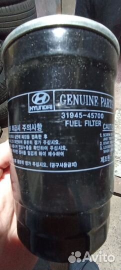 Топливный фильтр дизель hyundai