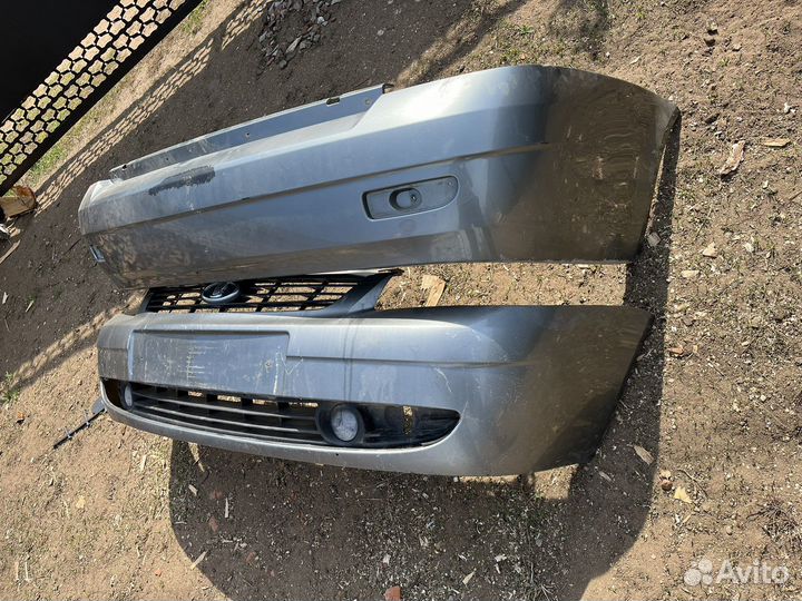 Бампер задний приора