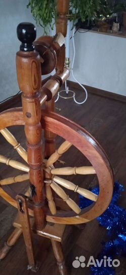 Прялка деревянная для коллекции