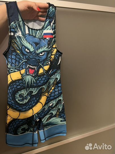 Борцовское трико 128-134