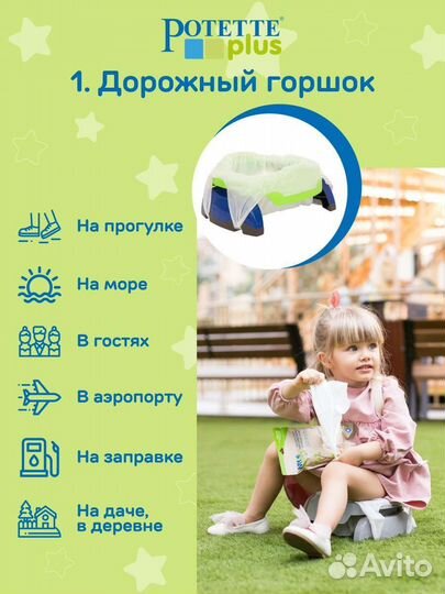 Potette Plus горшок складной