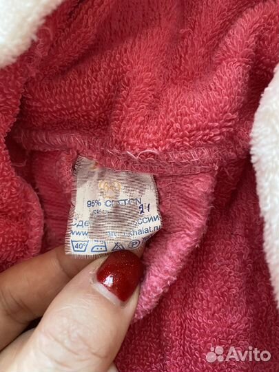 Халат махровый для девочки