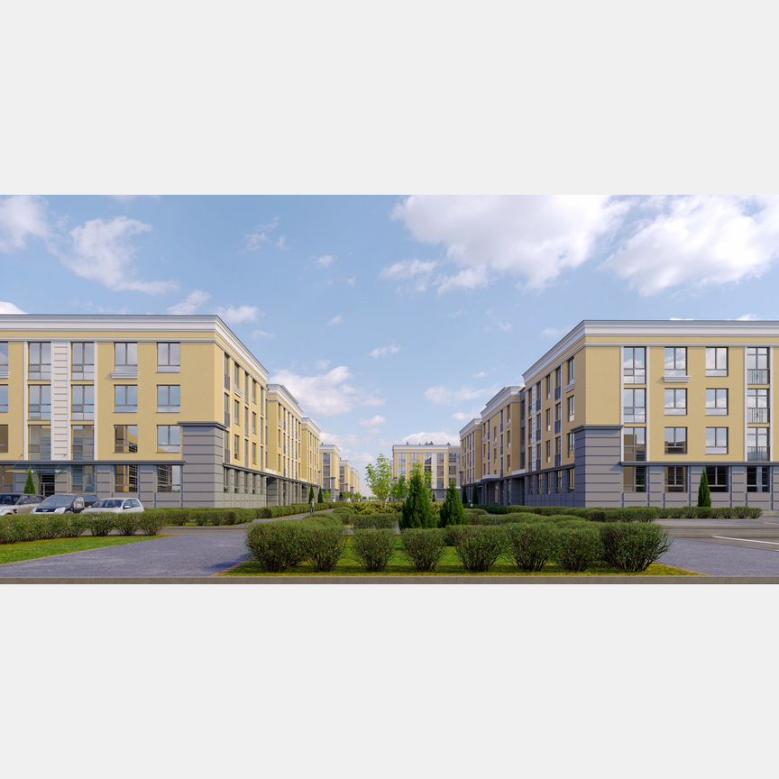 1-к. квартира, 39,9 м², 1/4 эт.