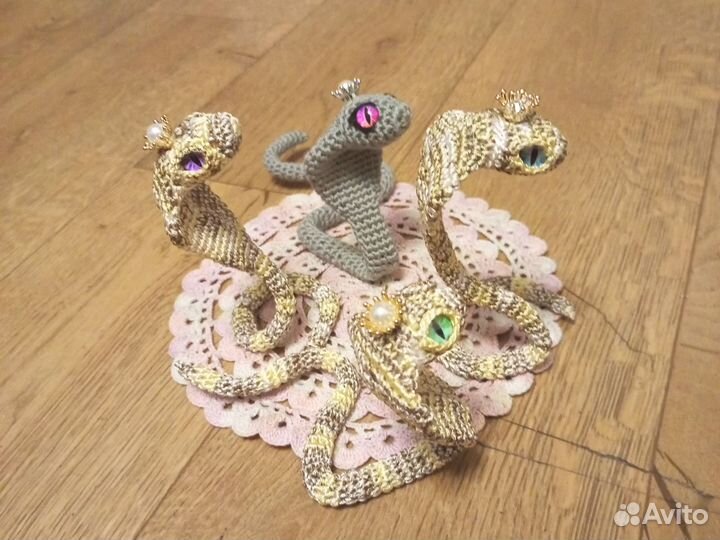 Вязанные игрушки, Хендмейд, брелоки на новый год