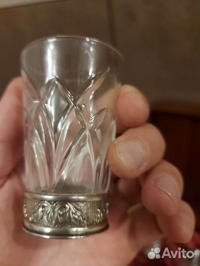 Хрустальные рюмки набор