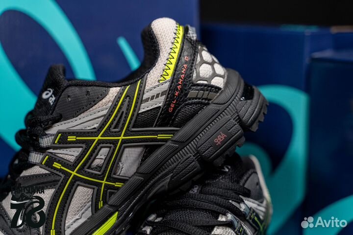 Кроссовки Asics GEL kahana серо-зеленые новые