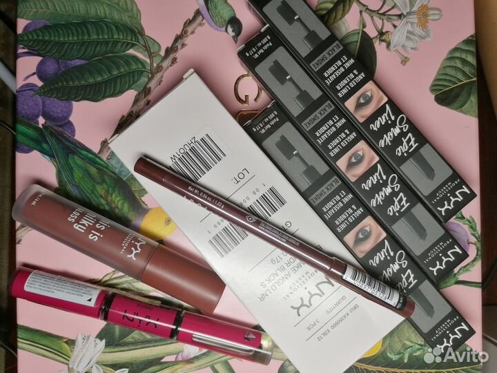 Косметика NYX Помада блеск карандаш румяна тд