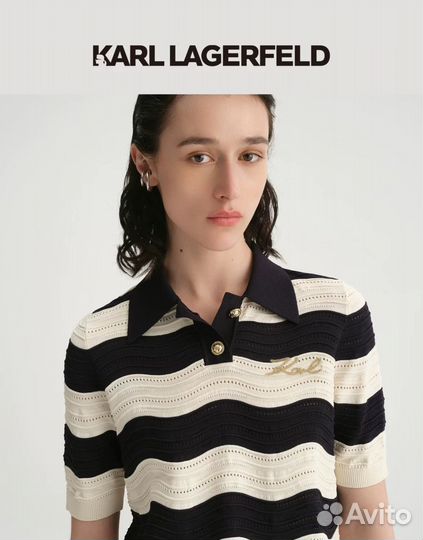 S,M Новое Поло футболка karl lagerfeld оригинал