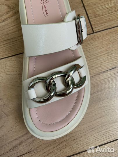 Пантолеты/сандали женские натуральная кожа 38 р