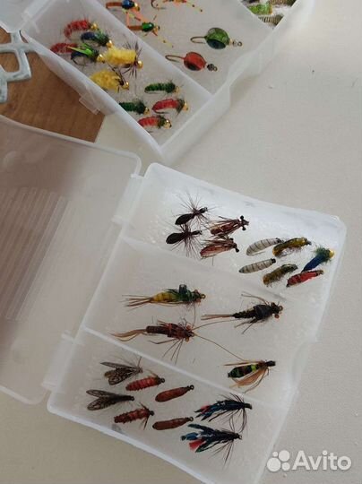 Нимфы, стримеры для ловли форели, ленка, хариуса